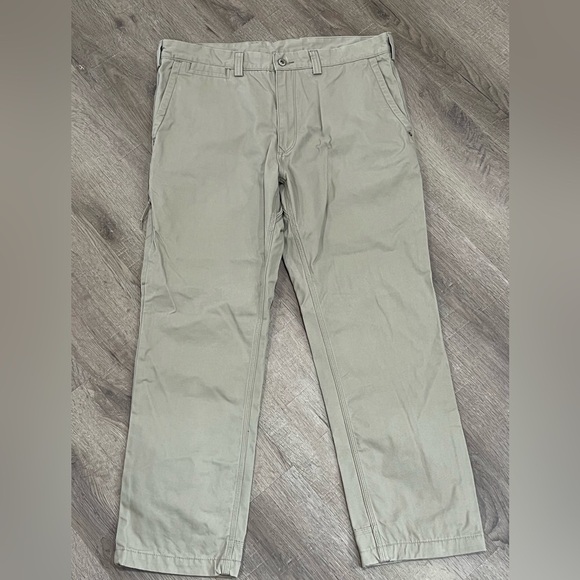 Duluth Trading Co. 36W 30L Beige Tactical Hiking Performance Heavy Cotton Pants - Picture 2 of 7
